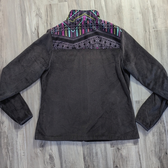 Fila Retro 90's Neon Pattern Zip Up Super Soft Fleece Unique vintage - Picture 7 of 7